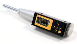 Digital rebound hammer used to estimate in-place concrete strength